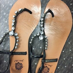 Jeweled Sandals